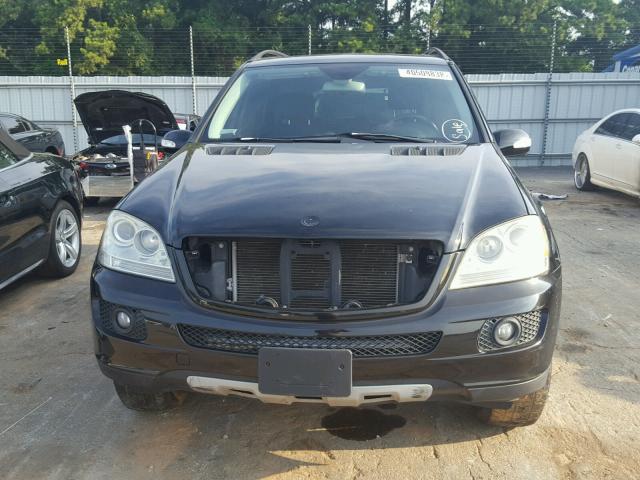 4JGBB86E96A006737 - 2006 MERCEDES-BENZ ML 350 BLACK photo 9