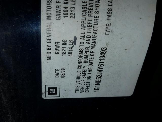 1G1NE52J4Y6113493 - 2000 CHEVROLET MALIBU LS 蓝色 照片 10