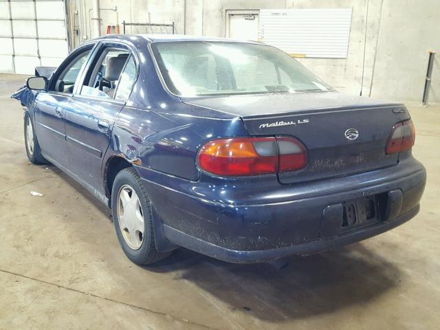 1G1NE52J4Y6113493 - 2000 CHEVROLET MALIBU LS 蓝色 照片 3