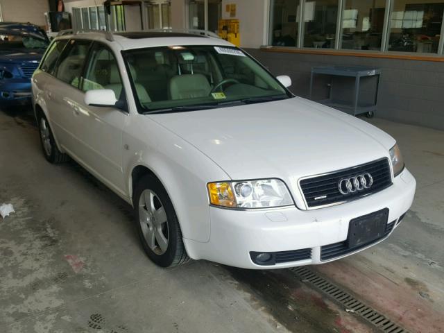 WAUVT64B63N019054 - 2003 AUDI A6 3.0 AVA WHITE photo 1