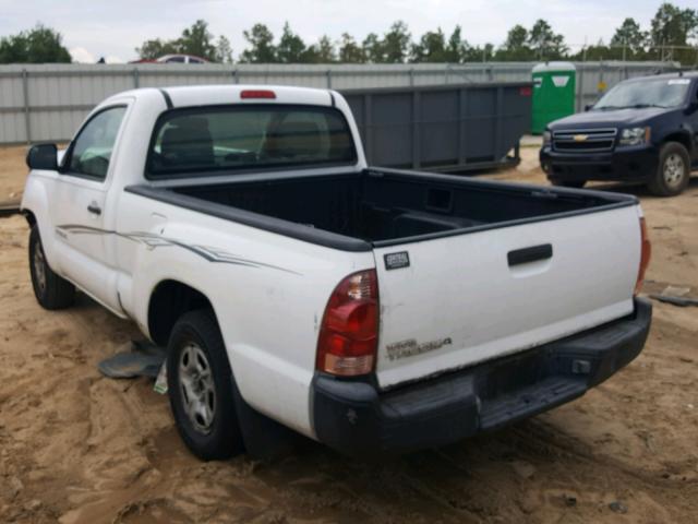 5TENX22N86Z170766 - 2006 TOYOTA TACOMA WHITE photo 3