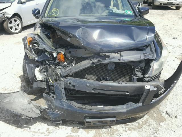 1HGCP36828A059775 - 2008 HONDA ACCORD EXL BLACK photo 7