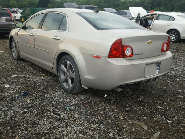 1G1ZC5EU0CF171106 - 2012 CHEVROLET MALIBU 1LT 金色 照片 3