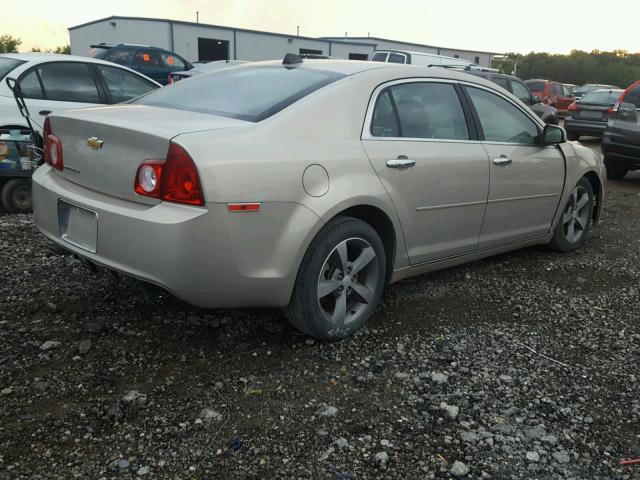 1G1ZC5EU0CF171106 - 2012 CHEVROLET MALIBU 1LT 金色 照片 4