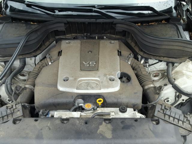 JNKAJ09F38M351254 - 2008 INFINITI EX35 BASE WHITE photo 7