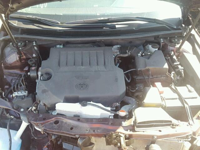 4T1BK1EBXGU207836 - 2016 TOYOTA AVALON XLE MAROON photo 7