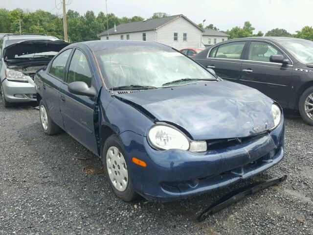 1P3ES46C11D287870 - 2001 PLYMOUTH NEON BASE 蓝色 照片 1