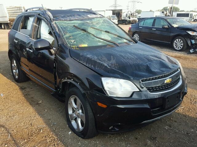 3GNAL3EK1ES629782 - 2014 CHEVROLET CAPTIVA BLACK photo 1