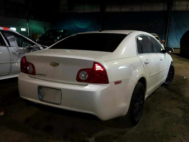 1G1ZC5E14BF272461 - 2011 CHEVROLET MALIBU 1LT WHITE photo 4