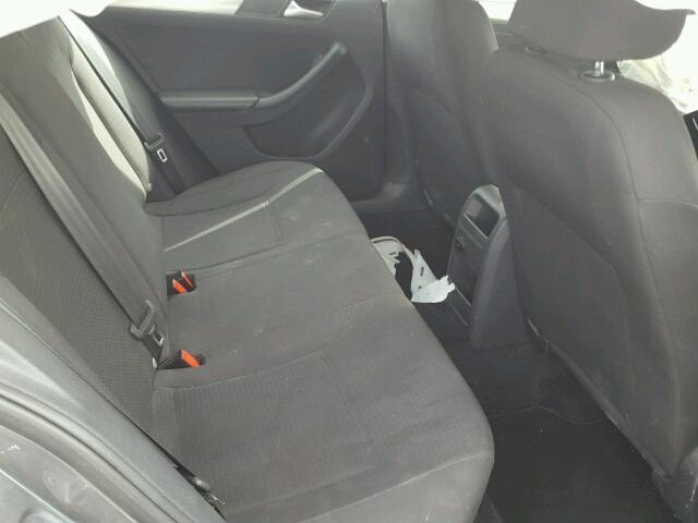3VW1K7AJ3FM416156 - 2015 VOLKSWAGEN JETTA BASE GRAY photo 6