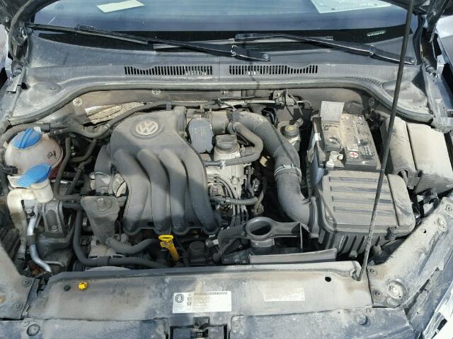 3VW1K7AJ3FM416156 - 2015 VOLKSWAGEN JETTA BASE GRAY photo 7
