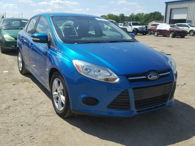 1FADP3F27EL206693 - 2014 FORD FOCUS SE BLUE photo 1