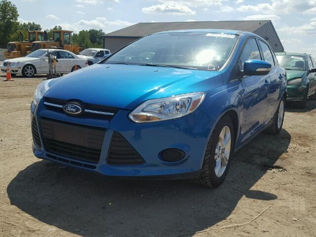 1FADP3F27EL206693 - 2014 FORD FOCUS SE BLUE photo 2