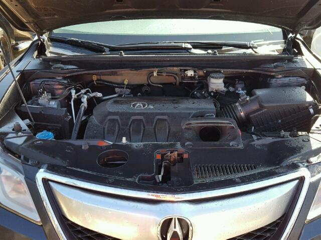 5J8TB3H30FL005697 - 2015 ACURA RDX GRAY photo 7