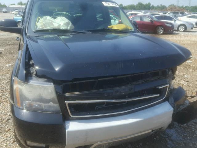 3GNEC22049G173283 - 2009 CHEVROLET AVALANCHE BLACK photo 9