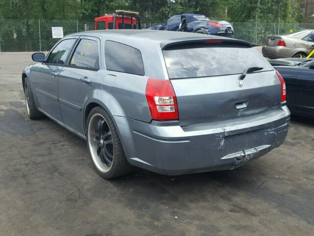 2D4FV47T96H180704 - 2006 DODGE MAGNUM SE BLUE photo 3