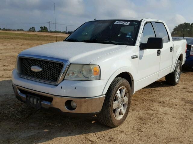 1FTPW12V76FB65304 - 2006 FORD F150 WHITE photo 2