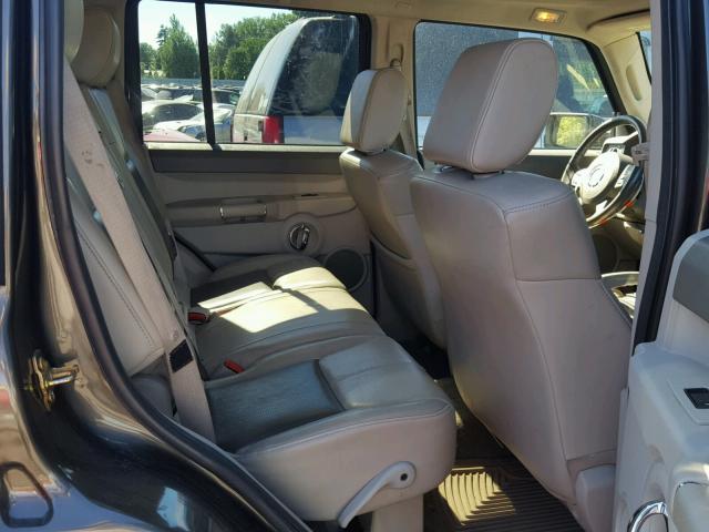 1J8HG58N96C193809 - 2006 JEEP COMMANDER BROWN photo 6
