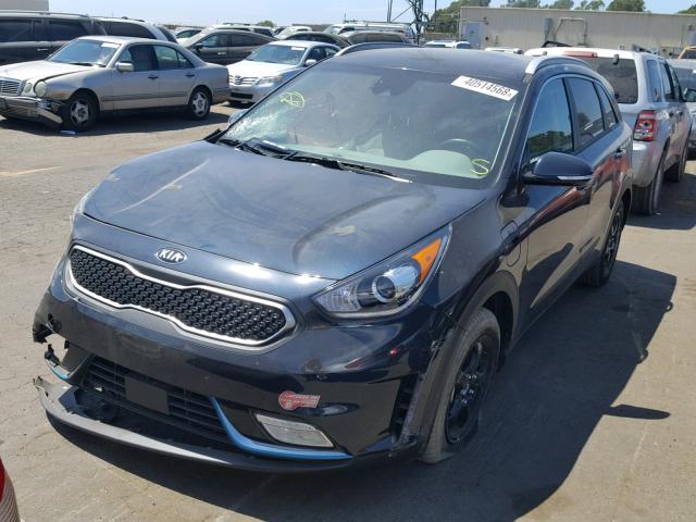 KNDCD3LD7J5139127 - 2018 KIA NIRO EX BLACK photo 2