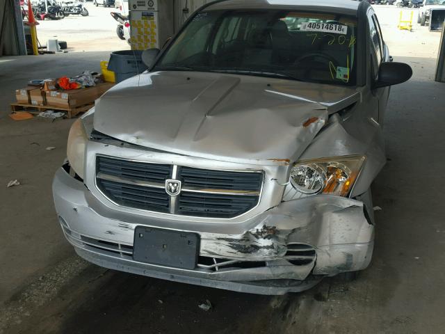 1B3HB48C09D198122 - 2009 DODGE CALIBER SX SILVER photo 9