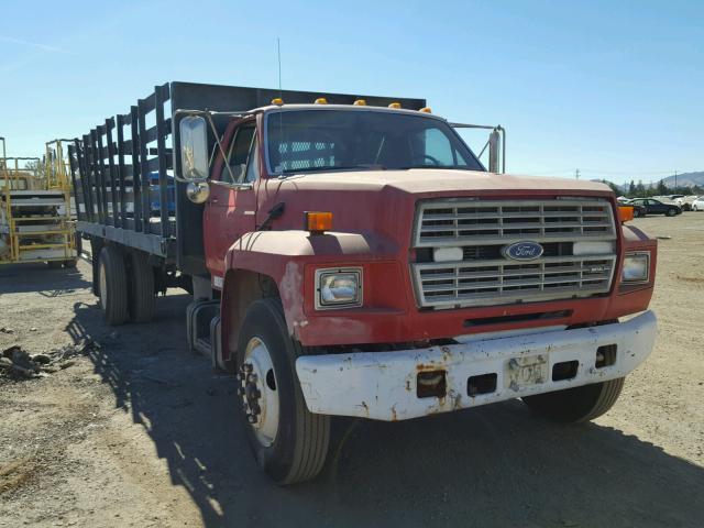 1FDNK74P7MVA35560 - 1991 FORD F700 F RED photo 1