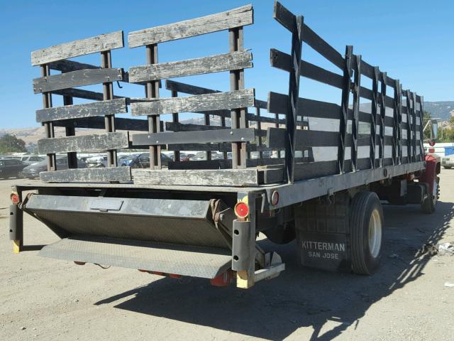 1FDNK74P7MVA35560 - 1991 FORD F700 F RED photo 4