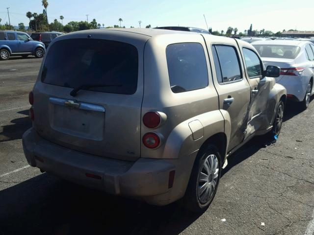 3GNDA13D27S618417 - 2007 CHEVROLET HHR LS Dorado foto 4