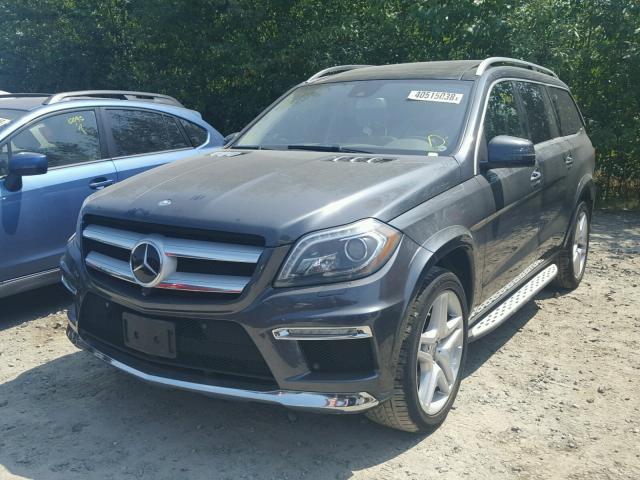 4JGDF7DE3EA378955 - 2014 MERCEDES-BENZ GL 550 4MA GRAY photo 2