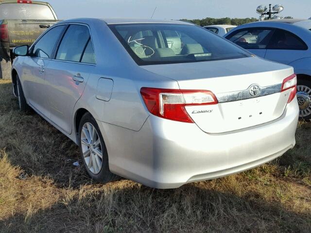 4T4BF1FK0DR333496 - 2013 TOYOTA CAMRY L SILVER photo 3