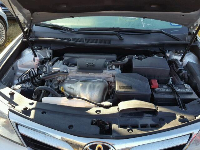 4T4BF1FK0DR333496 - 2013 TOYOTA CAMRY L SILVER photo 7