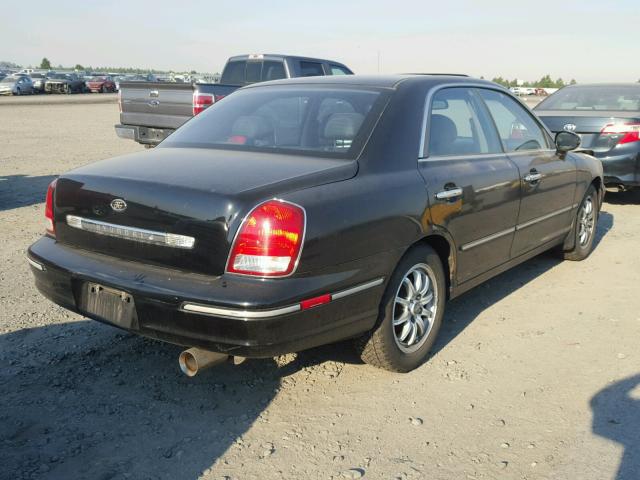 KMHFU45E82A164521 - 2002 HYUNDAI XG 350 BURGUNDY photo 4