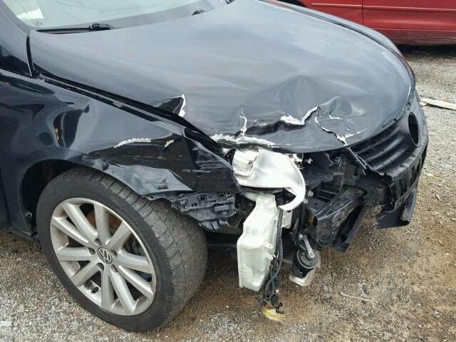 WVWDA71F77V002030 - 2007 VOLKSWAGEN EOS 2.0T S BLACK photo 9