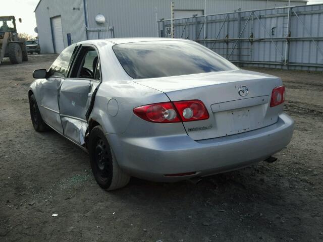 1YVFP80CX45N00703 - 2004 MAZDA 6 I SILVER photo 3