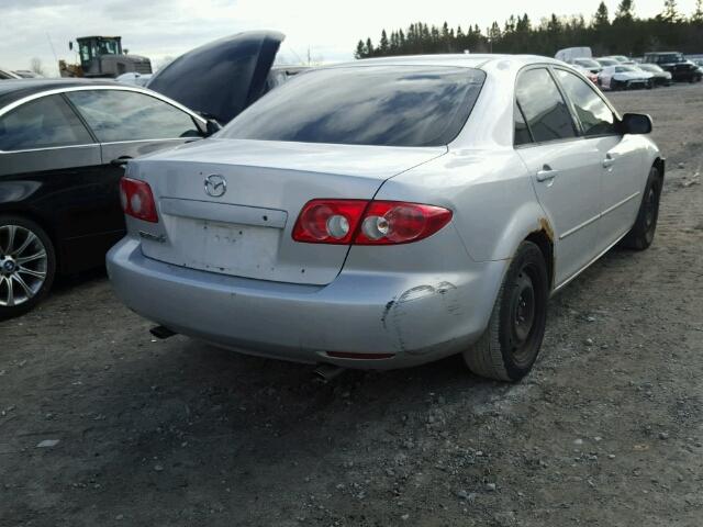 1YVFP80CX45N00703 - 2004 MAZDA 6 I SILVER photo 4