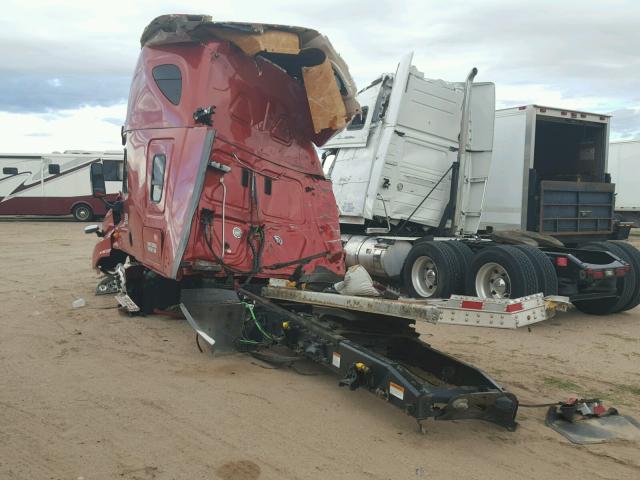 3AKJGLDR2ESFL1300 - 2014 FREIGHTLINER CASCADIA 1 RED photo 3