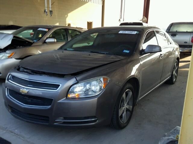 1G1ZC5E17BF270641 - 2011 CHEVROLET MALIBU 1LT CHARCOAL photo 2