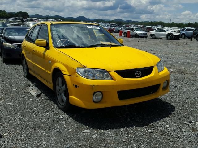 JM1BJ245731203540 - 2003 MAZDA PROTEGE PR YELLOW photo 1