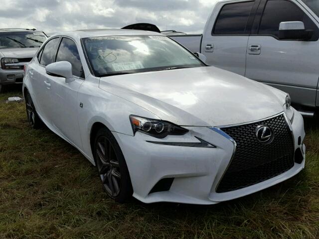 JTHBF1D27E5023101 - 2014 LEXUS IS 250 WHITE photo 1