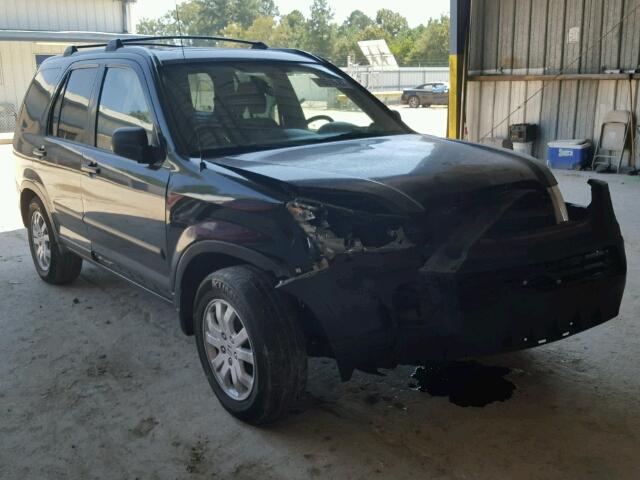 JHLRD78805C025990 - 2005 HONDA CR-V EX BLACK photo 1