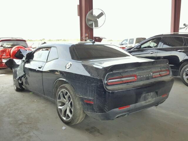 2C3CDZBT9FH924278 - 2015 DODGE CHALLENGER BLACK photo 3