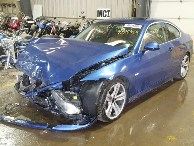 WBAWB73598P157224 - 2008 BMW 335 I BLUE photo 2