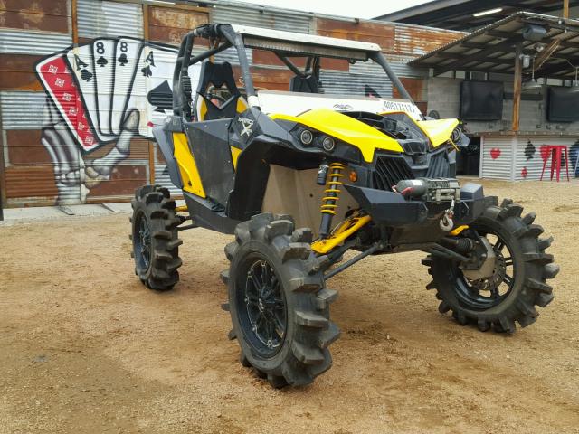 3JBPWLP15EJ000713 - 2014 CAN-AM MAVERICK 1 YELLOW photo 2