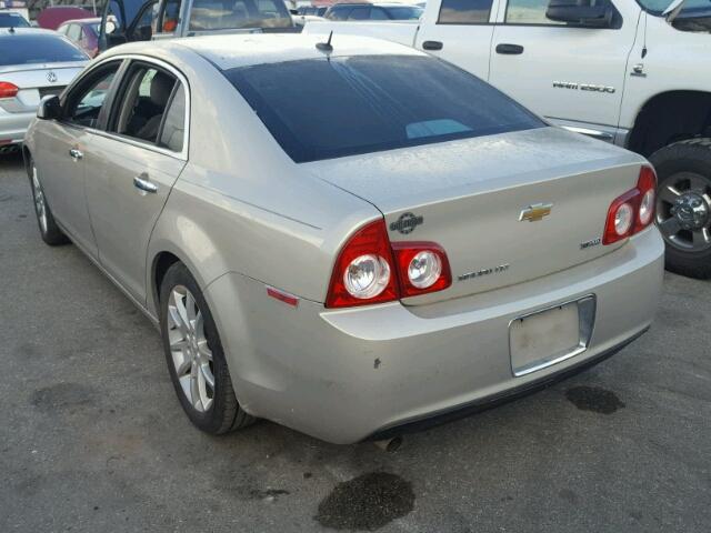 1G1ZE5E01AF145988 - 2010 CHEVROLET MALIBU LTZ 金色 照片 3