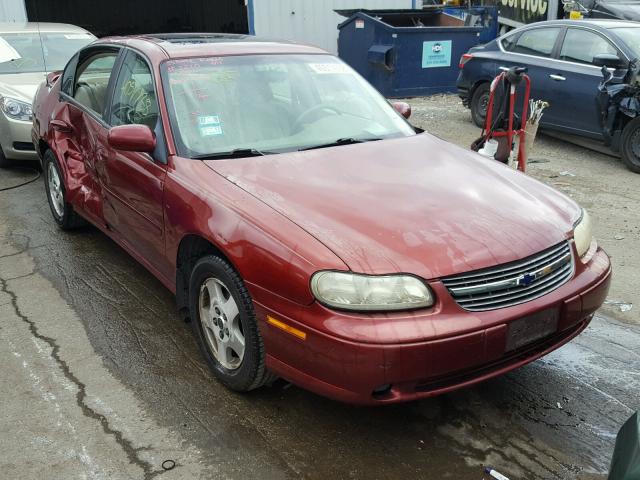 1G1NE52J62M700488 - 2002 CHEVROLET MALIBU LS მუქწითელი ფოტო 1