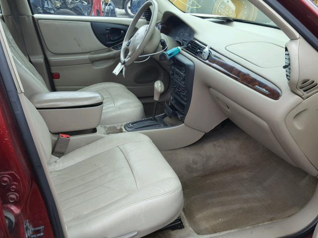 1G1NE52J62M700488 - 2002 CHEVROLET MALIBU LS მუქწითელი ფოტო 5