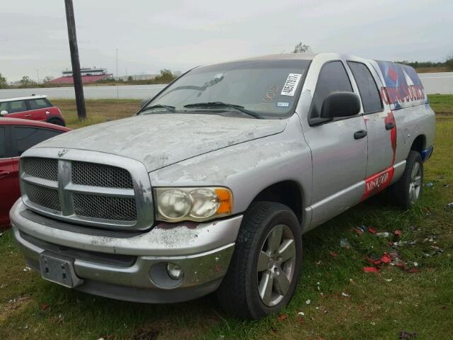 1D7HU18N92S646759 - 2002 DODGE RAM 1500 SILVER photo 2