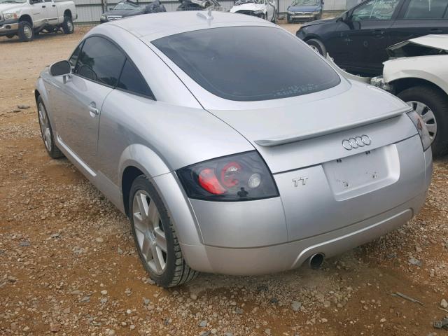 TRUSC28N751009877 - 2005 AUDI TT SILVER photo 3