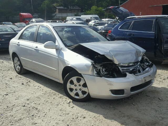 KNAFE122075433053 - 2007 KIA SPECTRA SILVER photo 1