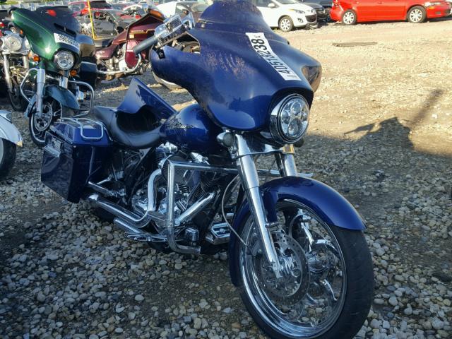 1HD1KB4157Y618440 - 2007 HARLEY-DAVIDSON FLHX BLUE photo 1