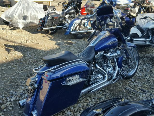 1HD1KB4157Y618440 - 2007 HARLEY-DAVIDSON FLHX BLUE photo 4